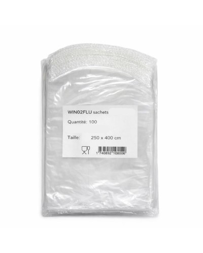 Sac sous vide pour cuisson rétractable 250x400
