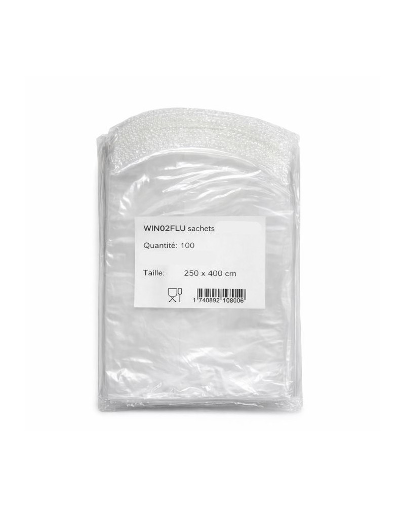 Sac sous vide pour cuisson rétractable 250x400