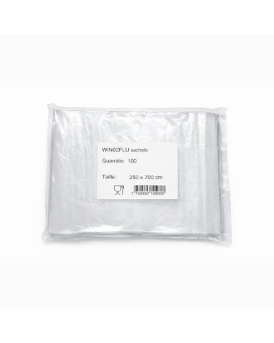 Sac sous vide pour cuisson rétractable 250x700