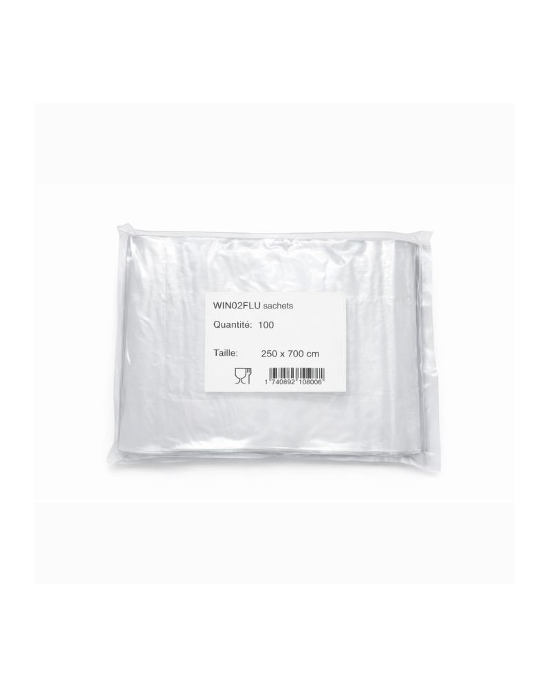 Sac sous vide pour cuisson rétractable 250x700