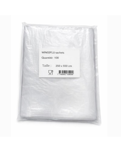 Sac sous vide pour cuisson rétractable 350x550