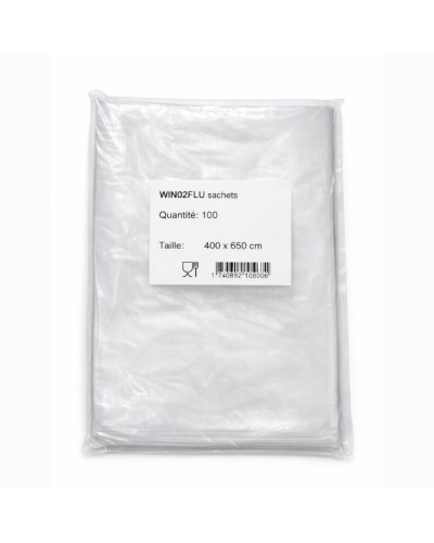 Sac sous vide pour cuisson rétractable 400x650