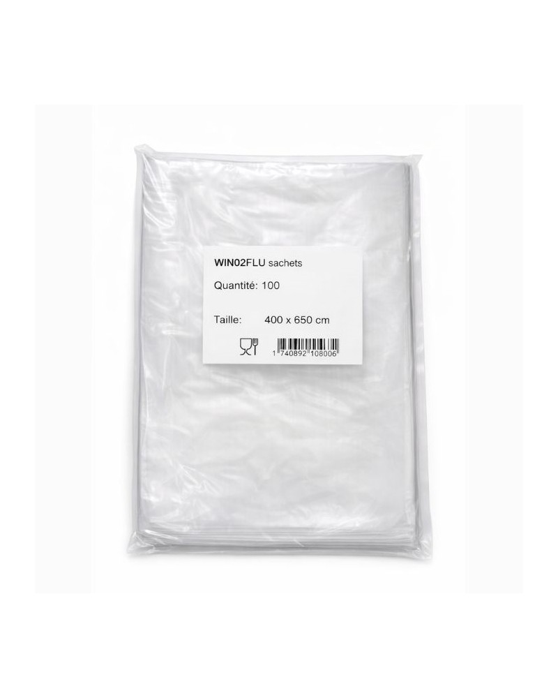 Sac sous vide pour cuisson rétractable 400x650
