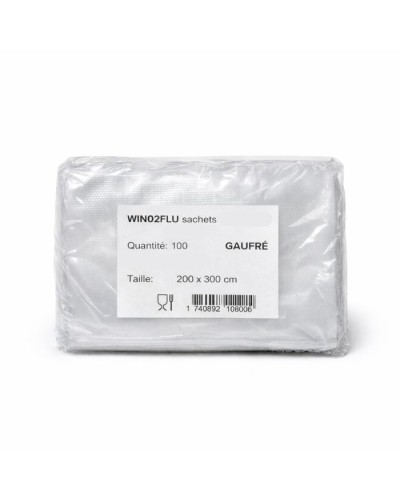 Sac sous vide gaufré pour particulier 200x300