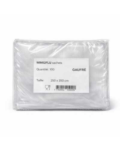 Sac sous vide gaufré pour particulier 250x350