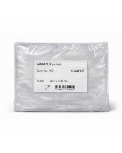 Sac sous vide gaufré pour particulier 300x400