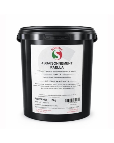 Assaisonnement pour paella seau de 2 kg