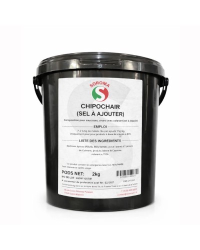Epices complet pour chipolatas nature et saucisses sans sel
