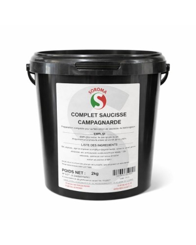 Epices complet pour saucisses campagnarde 2 kg
