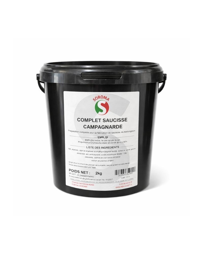 Epices complet pour saucisses campagnarde 2 kg
