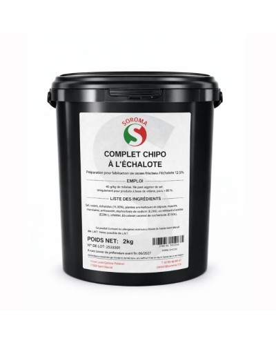 Epices complète pour saucisse à l'échalote seau de 2 kg
