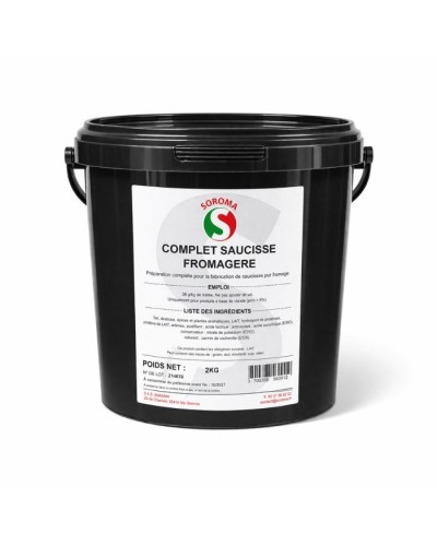 Epices complète pour saucisses saveur fromagère seau de 2 kg