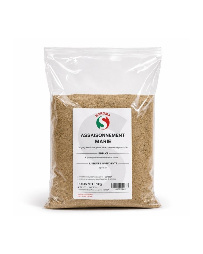 Mélange d'épices Marie pour charcuterie sachet de 1 kg