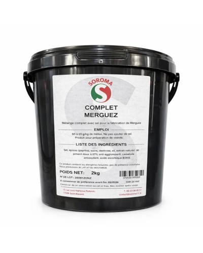 Epices complètes pour merguez