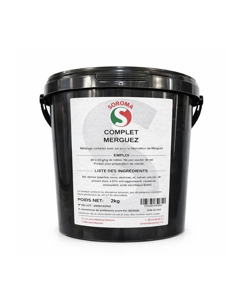 Epices complètes pour merguez