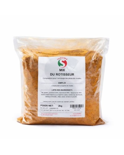 Mix d'épices pour viandes rôties sachet de 2 kg