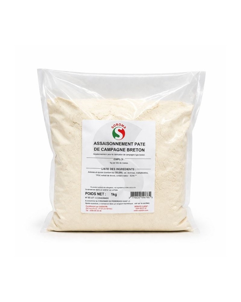 Mix pour pâté de campagne breton sachet de 1 kg