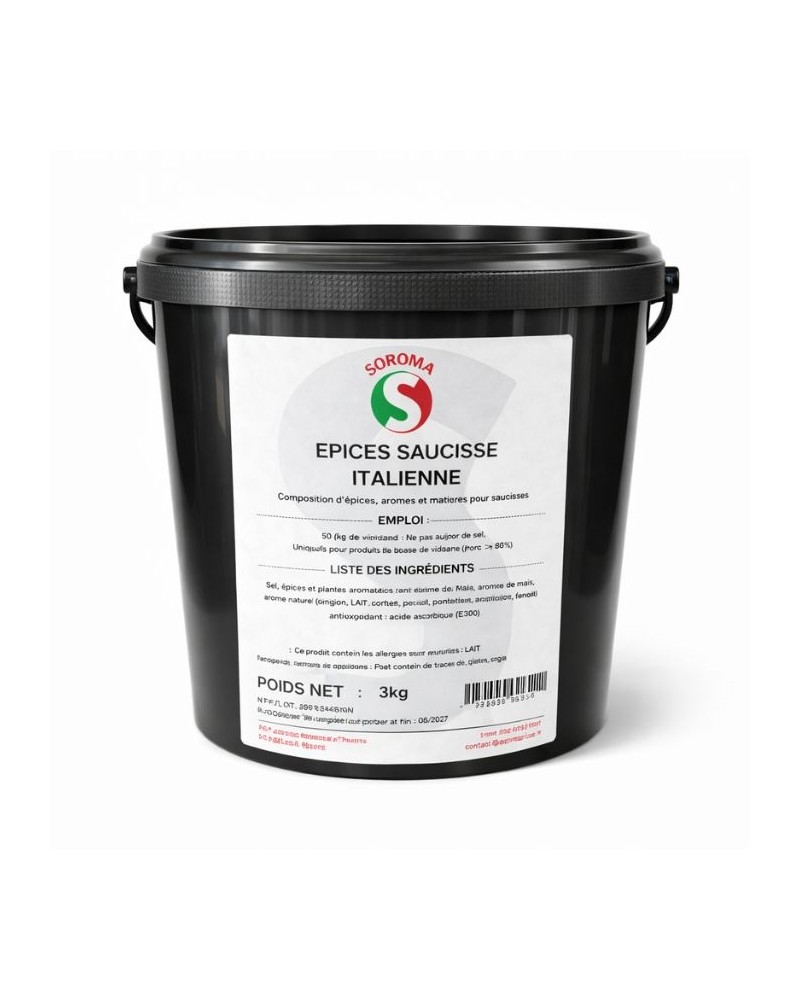 Epices pour saucisse à l'Italienne 3 kg