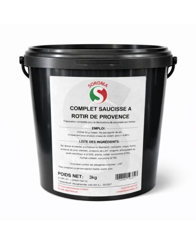 Epices pour saucisse à rôtir de Provence 3 kg