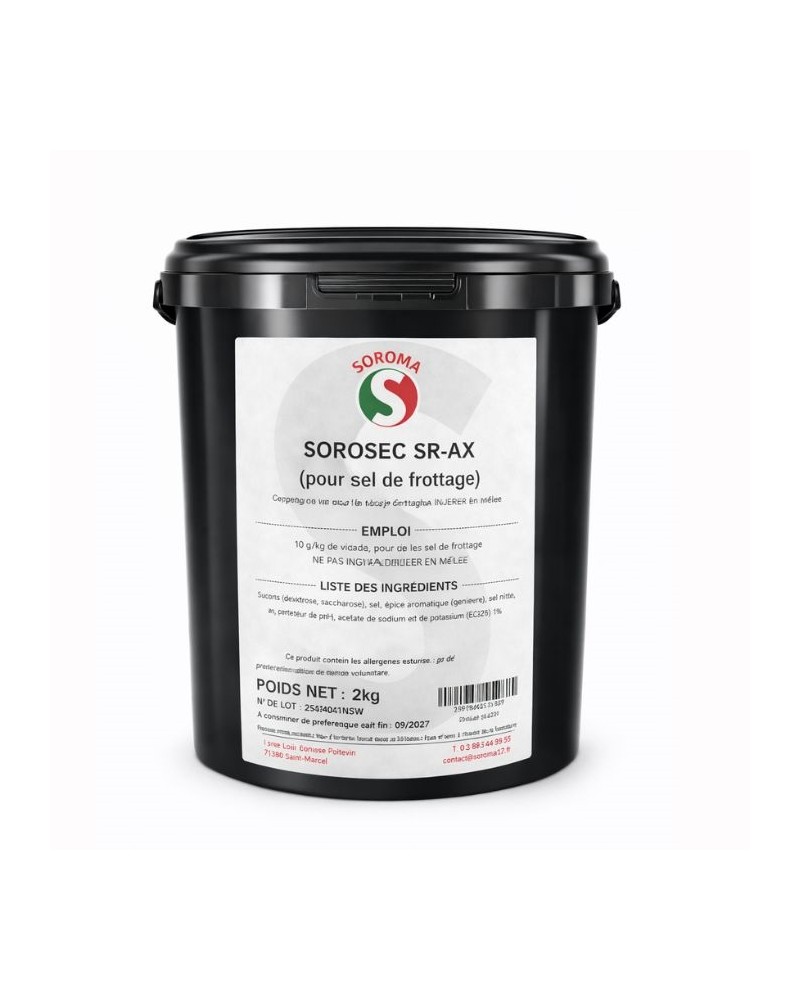 Préparation Sorosec pour sel de frottage 2 kg