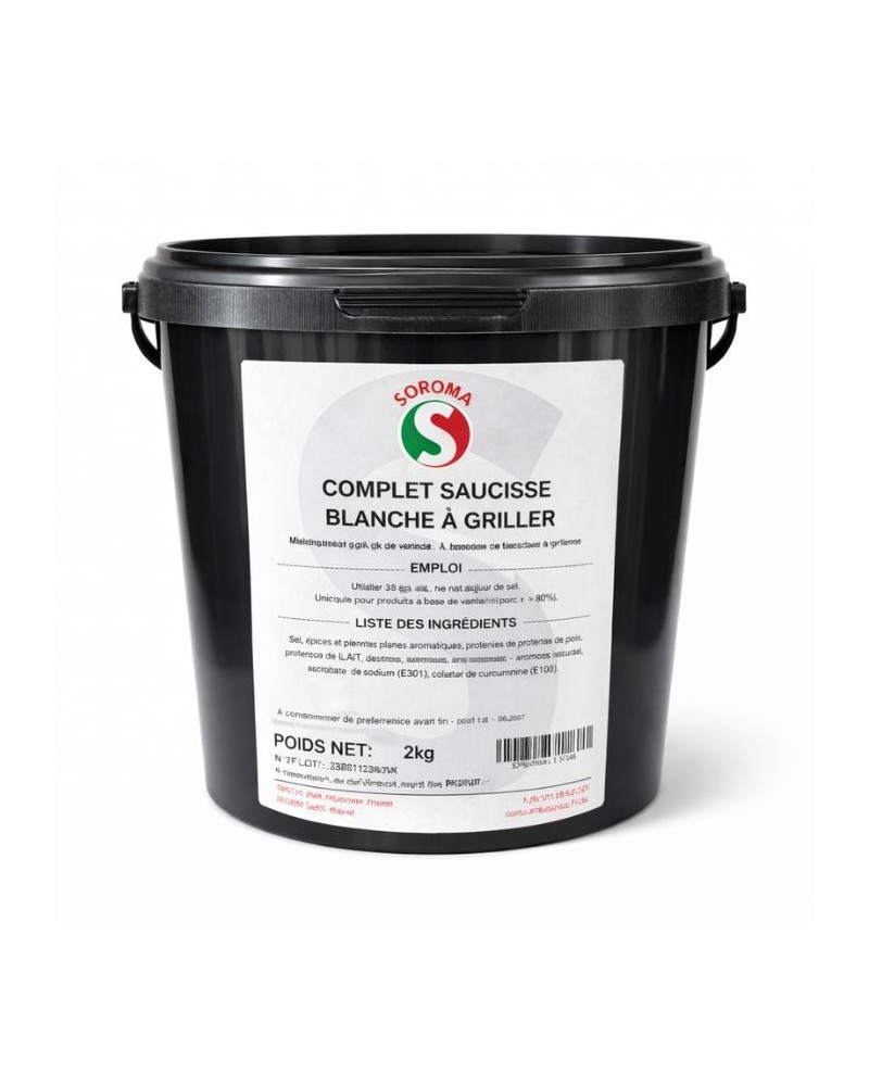 Mix épices pour saucisses blanches à griller seau de 2 kg