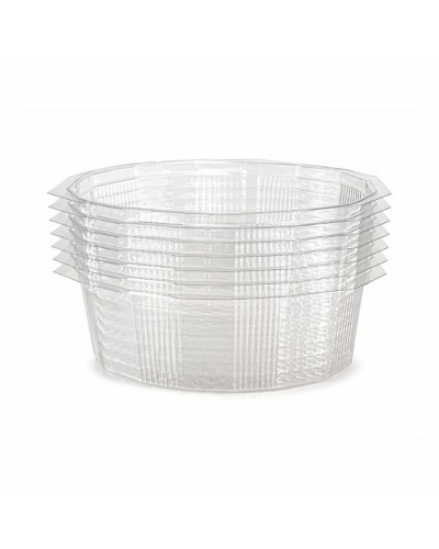barquette refermable plastique cristal pour produits froids 1.5 kg