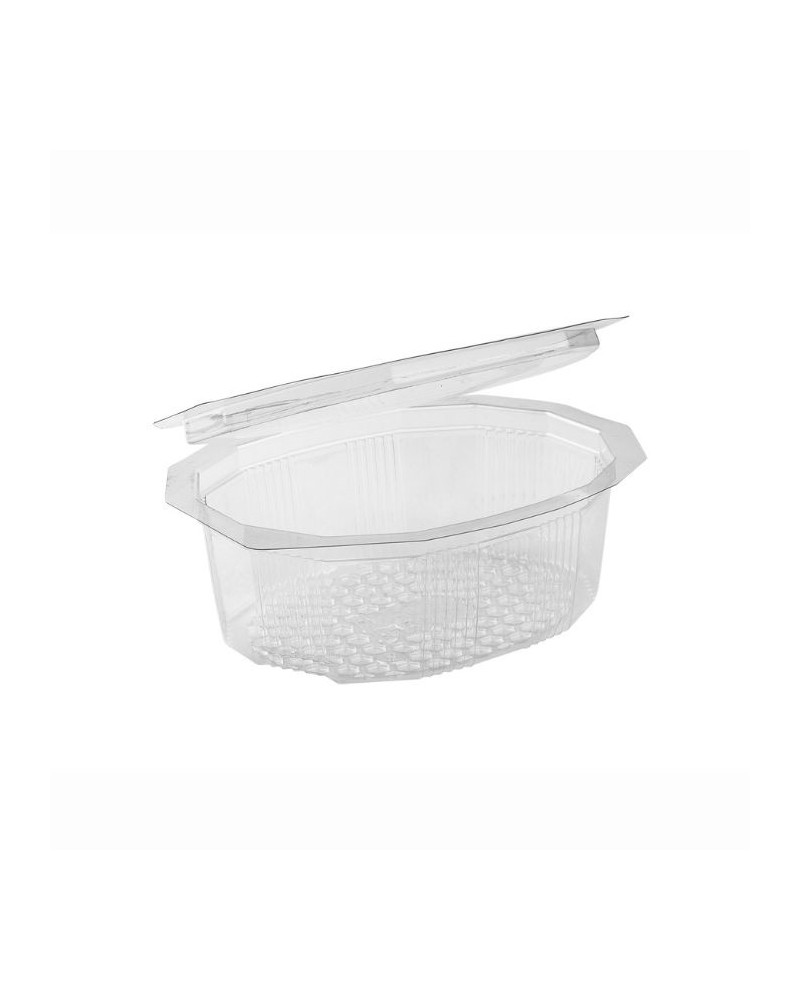 Barquette refermable cristal pour produits froids 500 g