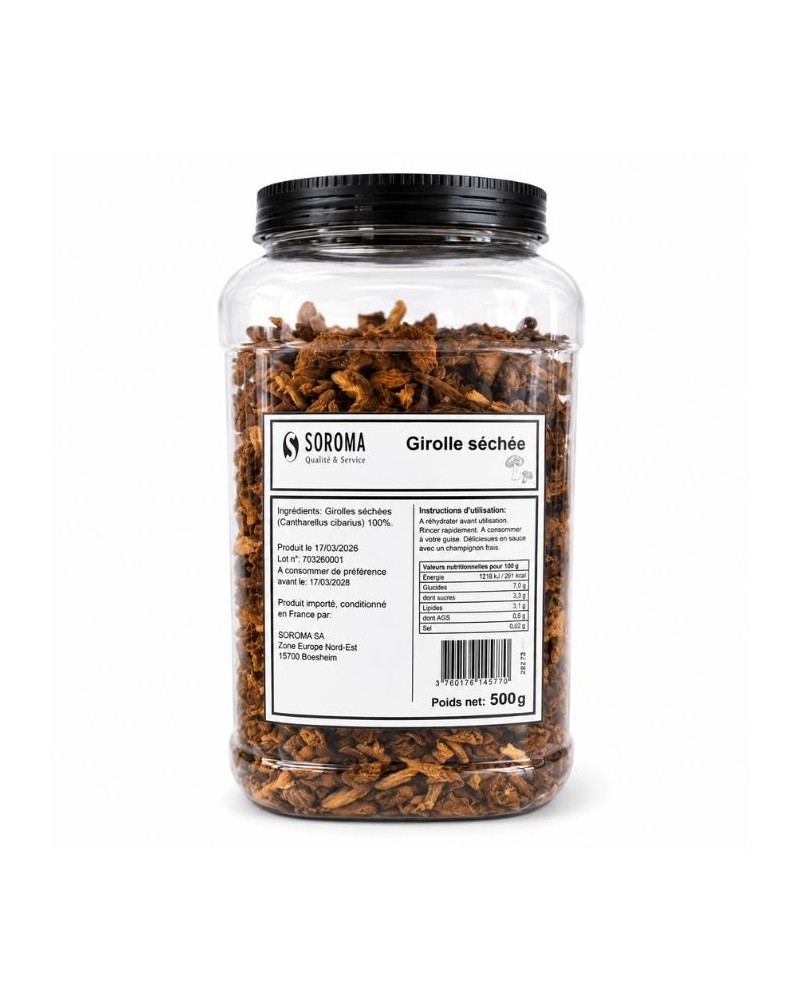 Girolles séchées 500g