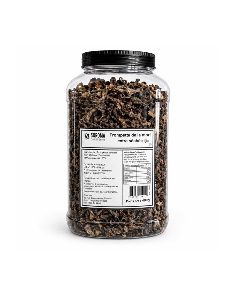 Trompettes de la mort séchées 400g