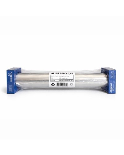 Rouleau d'aluminium alimentaire 200 m x 45 cm