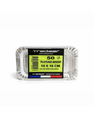Plat traiteur 16 x 10 cm - 50 pcs