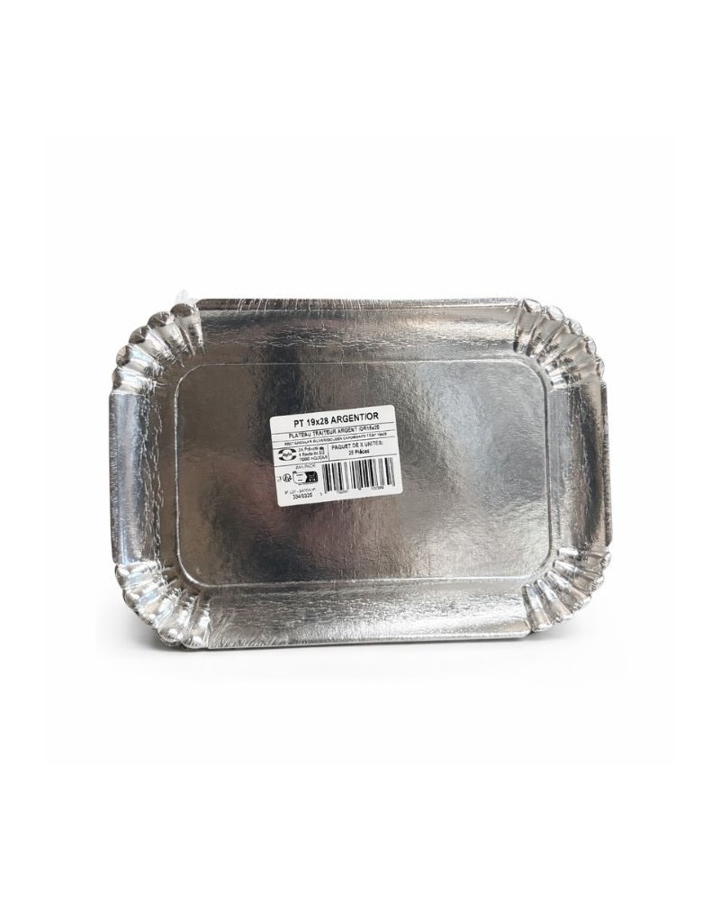 Plat traiteur 19 x 28 cm - 50 pcs
