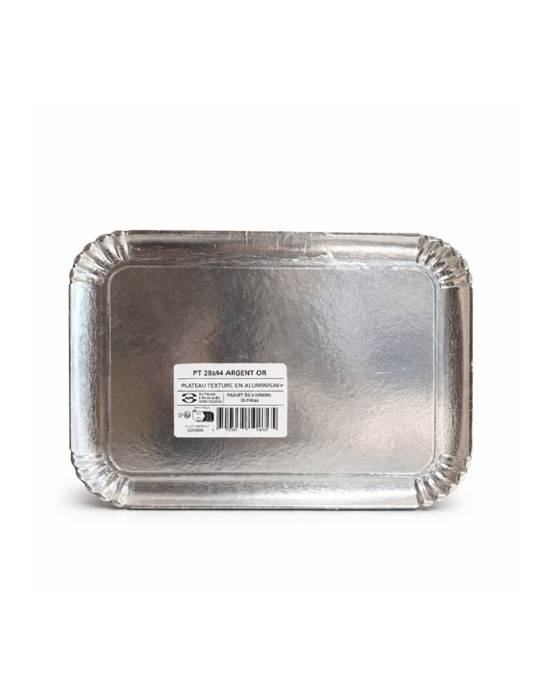 Plat traiteur 25 x 34 cm - 50 pcs