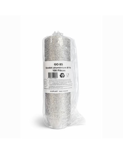 Timbale alu 80 ml - 100 pcs