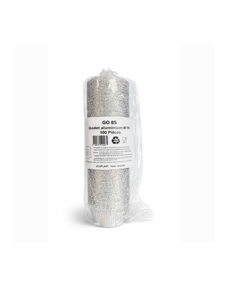 Timbale alu 80 ml - 100 pcs