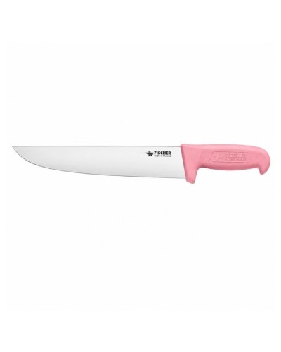 Couteaux de boucher rose 30 cm fischer