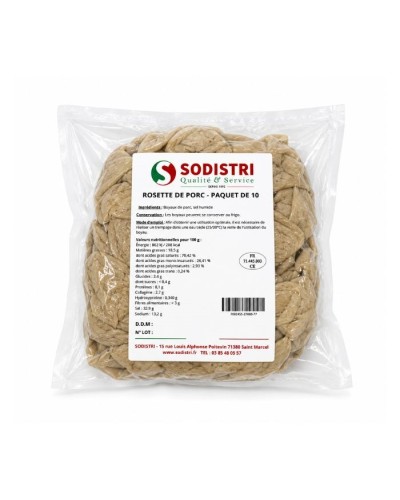 Rosette de porc par 10 50/55