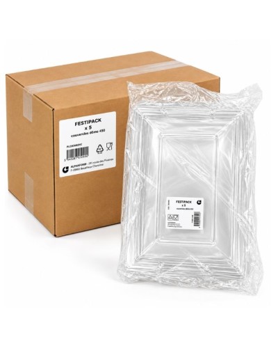 Couvercle pour plateaux plc en carton de 25