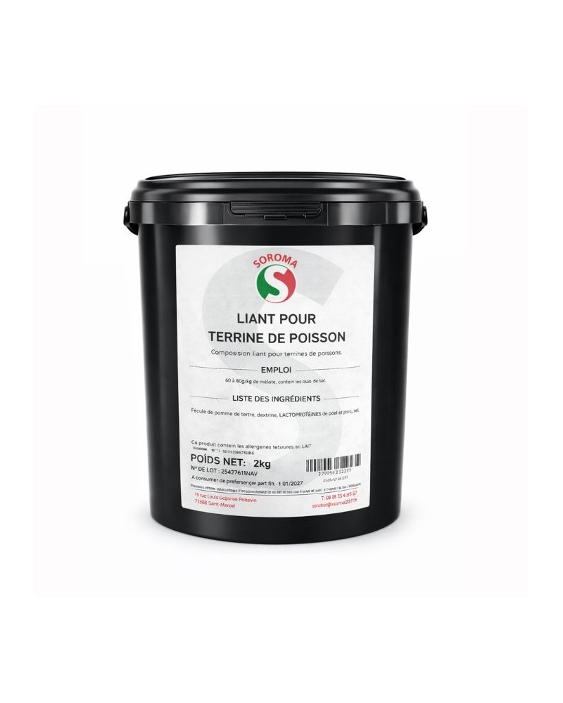 Liant pour terrine de poisson 2 kg