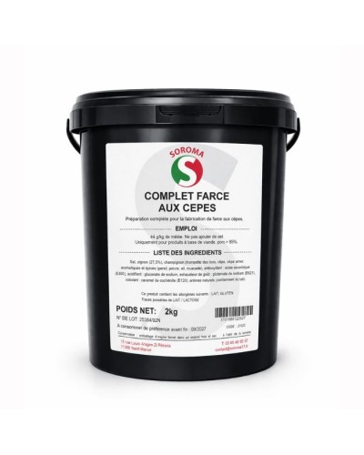 Complet pour farce aux cèpes 2 kg
