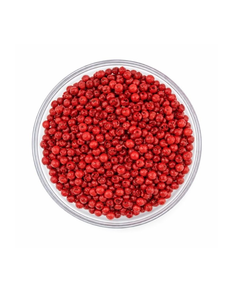 Baies roses déshydratées