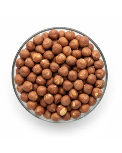 Noisettes entières décortiquées