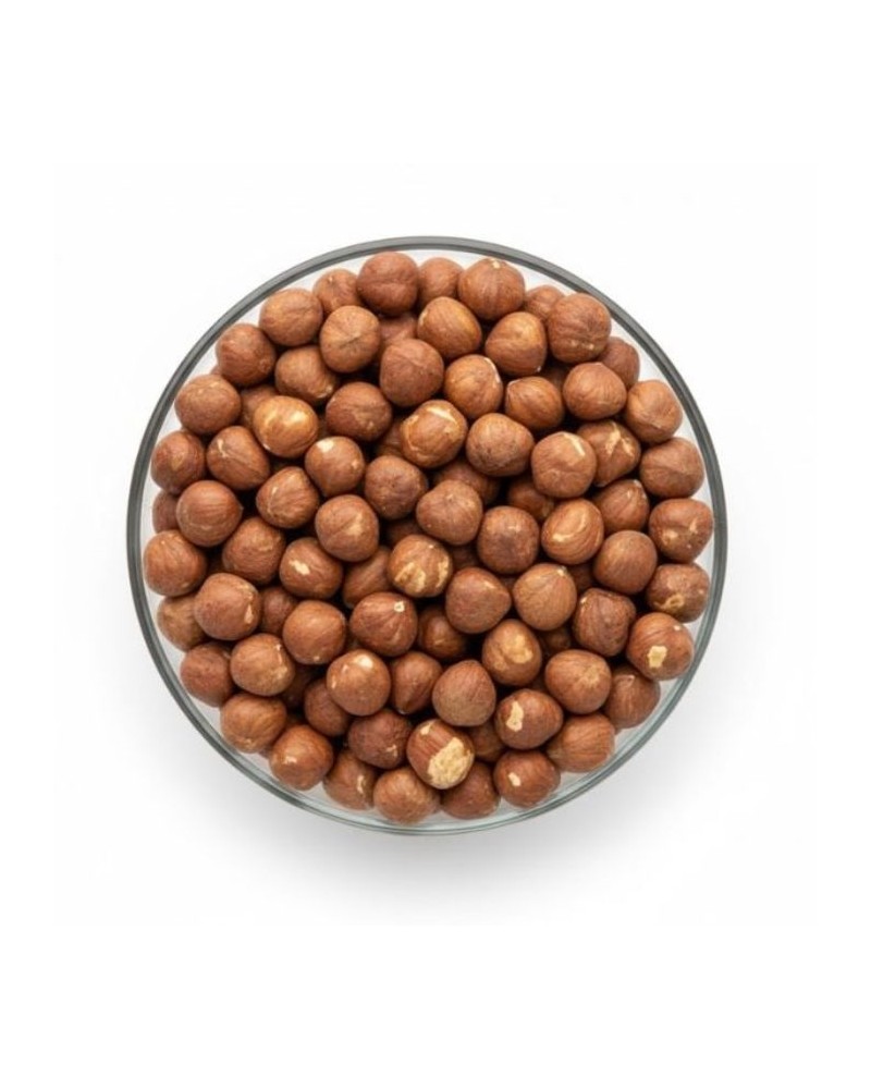 Noisettes entières décortiquées