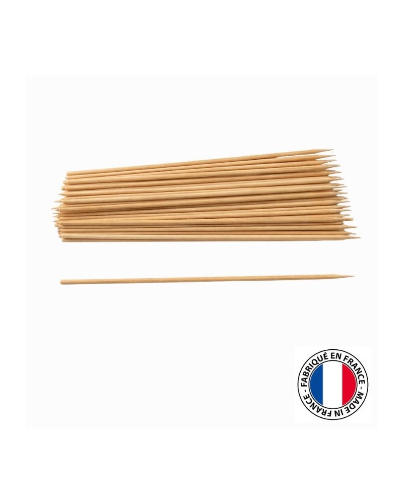 Brochettes en bois 20 cm