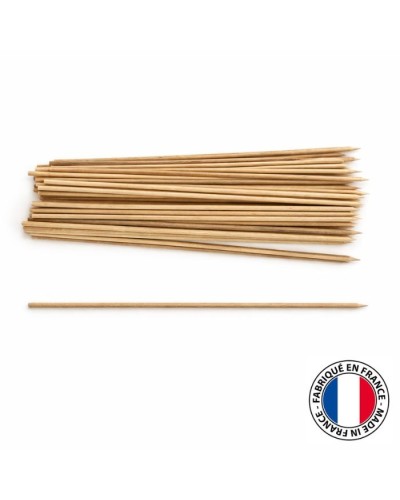 brochettes en bois 25 cm