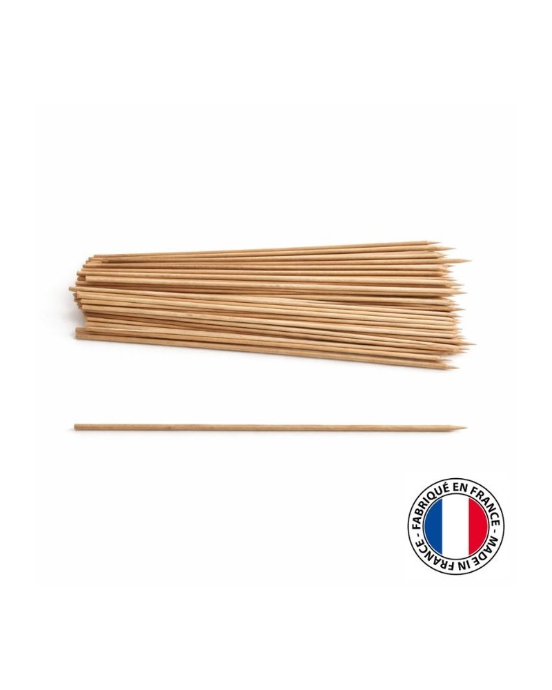 Brochettes en bois 30 cm