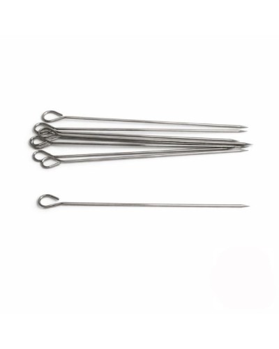 brochettes inox 28 cm