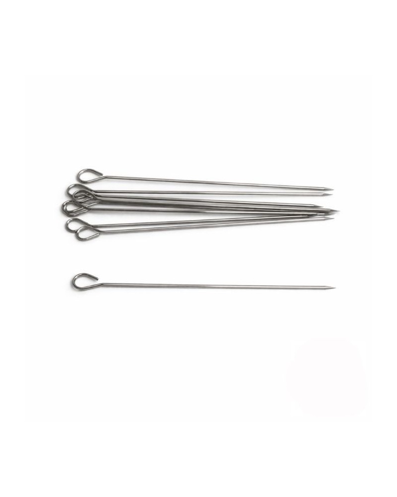 brochettes inox 28 cm