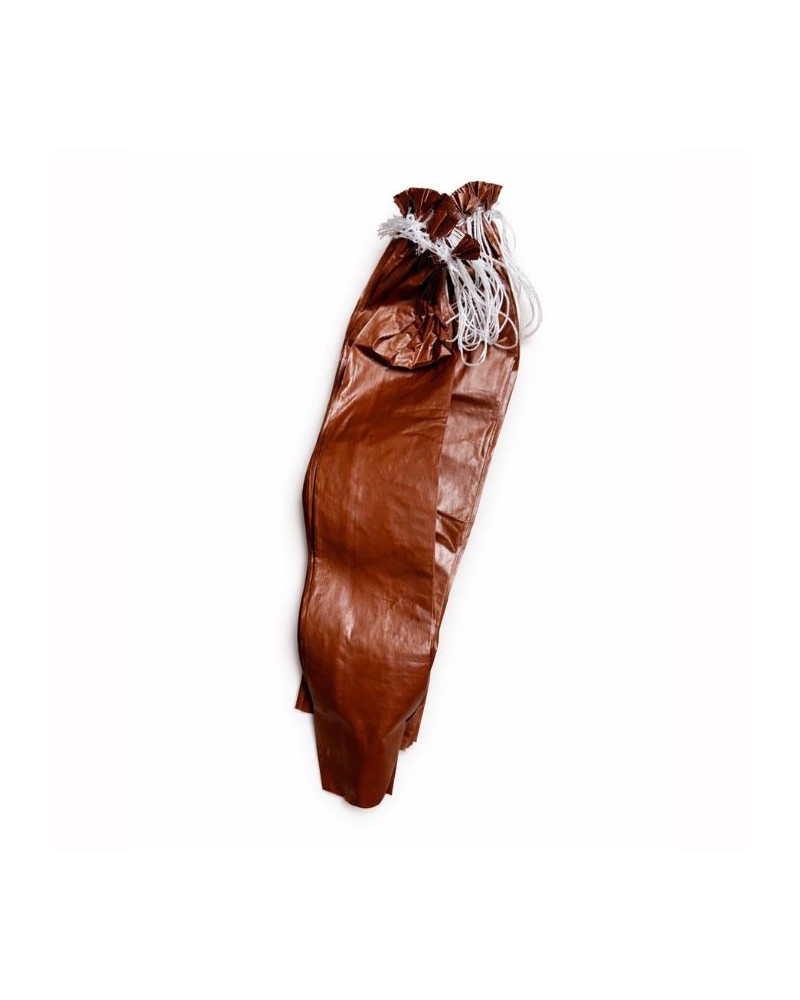 boyaux artificiels marron pour saucisson a l'ail 25 boyaux