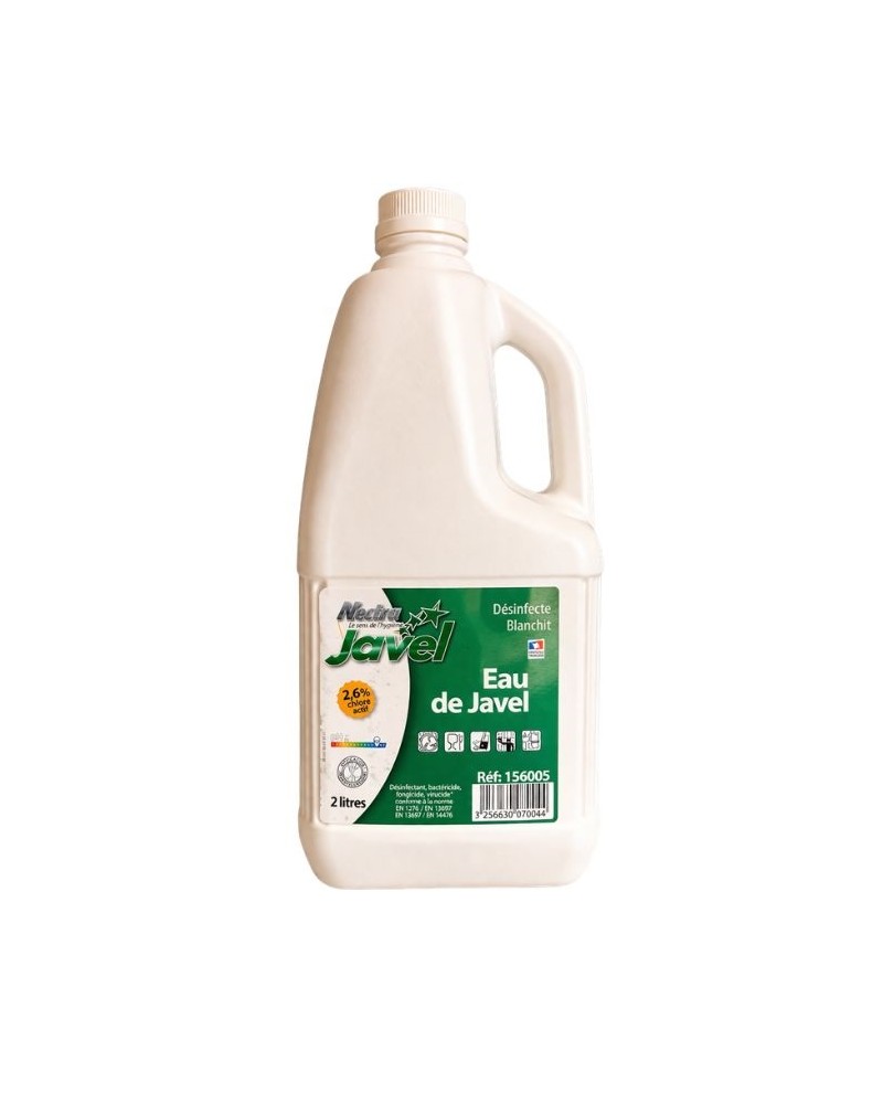 eau de javel 2.6% bidon de 2 litres